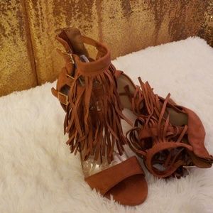 Fringe heels